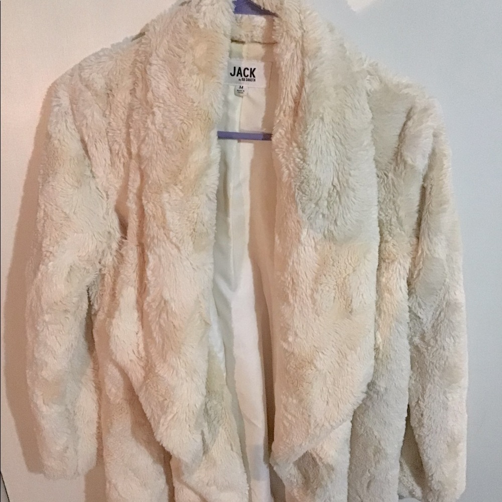 Jack by BB Dakota Cream Teddy Jacket